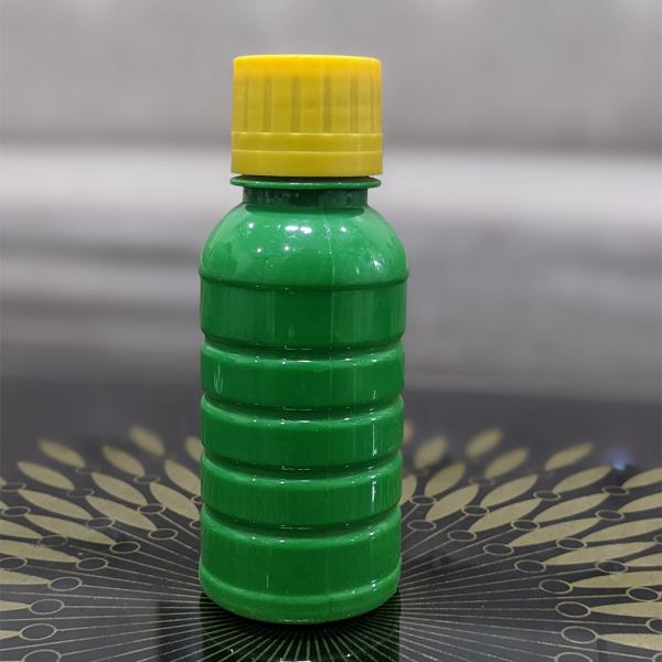 Chai PET 100ml xanh gân Ø28