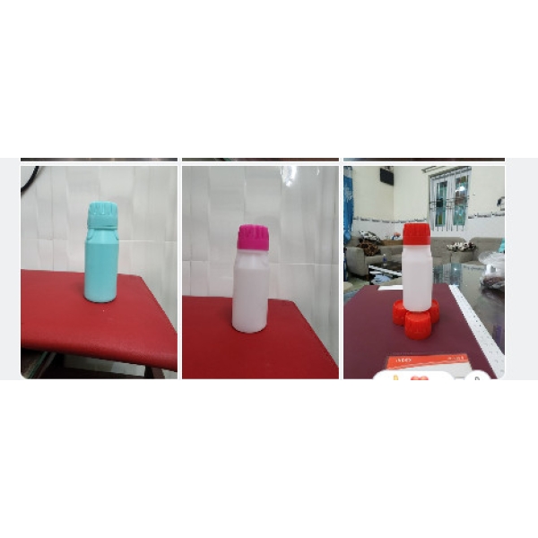 Chai HDPE 100ml 3 gù phi 30.5
